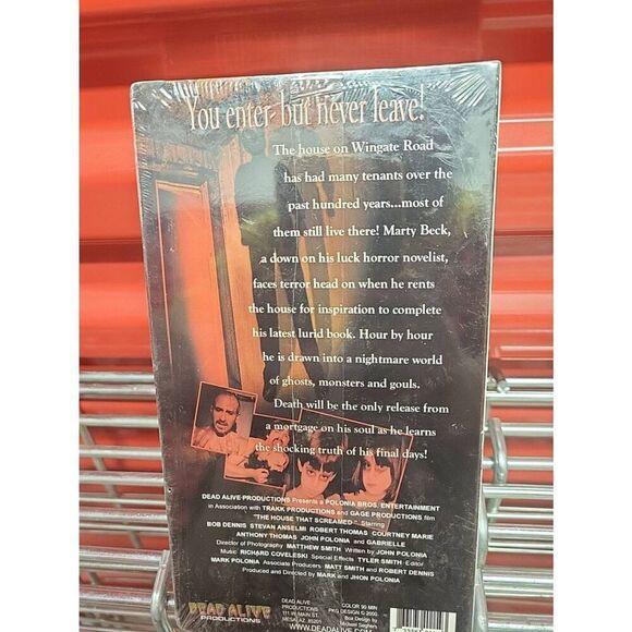 The House That Screamed. VHS. Horror. Polonia Bros. Dead Alive Productions.Rare. - Picture 2 of 5